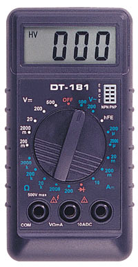 DT181 DIGITAL MULTIMETER