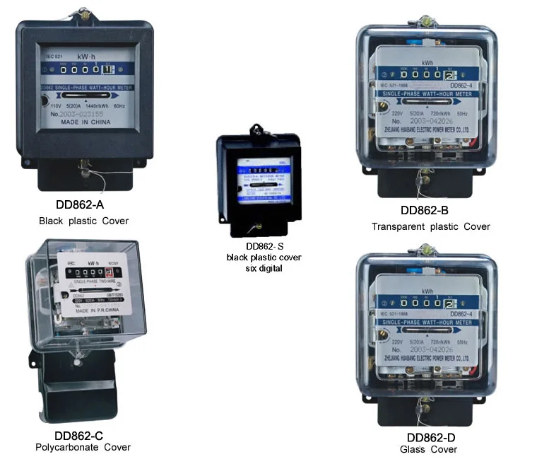 DD862 Single Phase Watt-Hour Meter