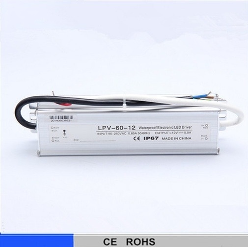 LED driver LED water-proof switching power supply 80W 12v 24v LPV-80W