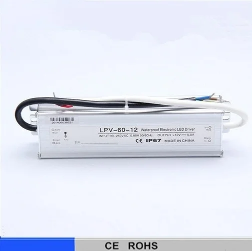 LED driver LED water-proof switching power supply 80W 12v 24v LPV-80W