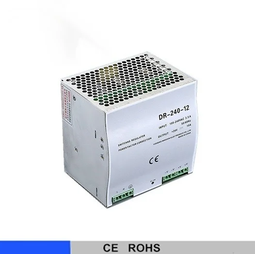 Din rail type switching power supply PSU SMPS DR 240w 24v 48v 10A 20A