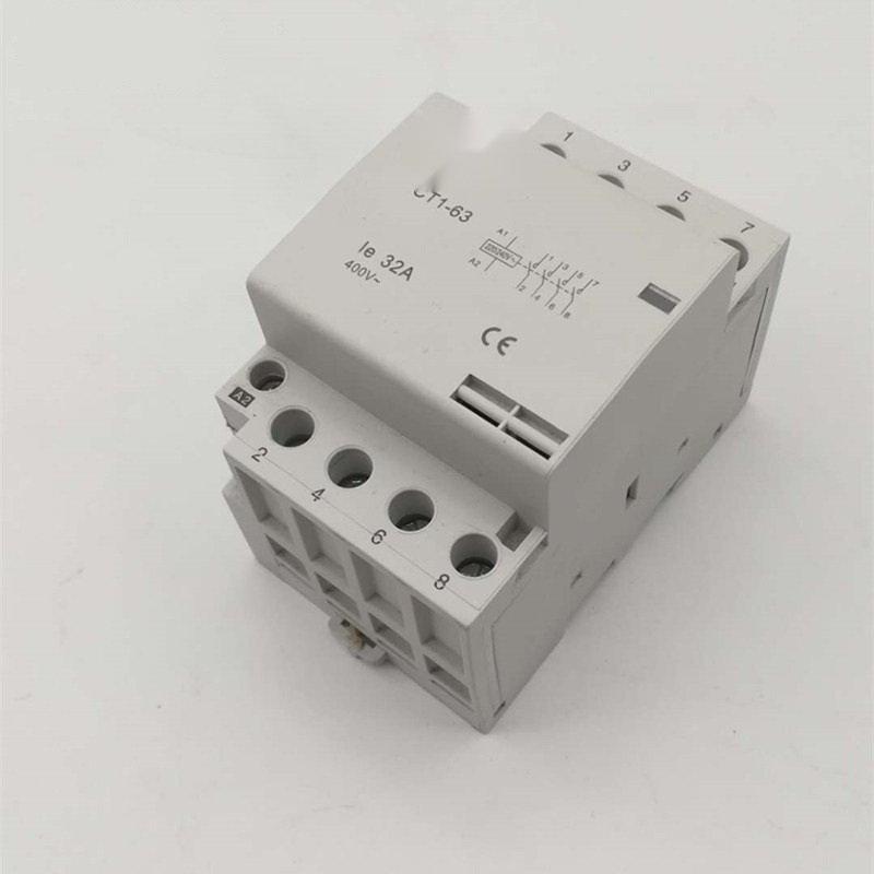 4P CT1 32A 40A 63A 400v 50/ 60HZ Din rail Household AC Contactor